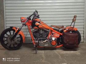 Harley-Davidson Custom Red horse / Street Stallion hardtail/ | Mobile.bg    1