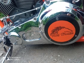 Harley-Davidson Custom Red horse / Street Stallion hardtail/ | Mobile.bg    12