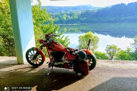 Harley-Davidson Custom Red horse / Street Stallion hardtail/ | Mobile.bg    16