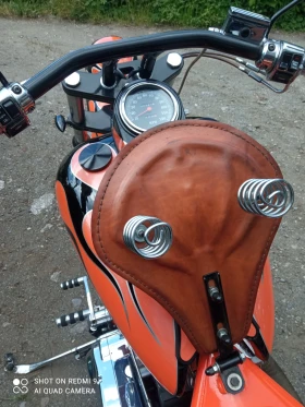 Harley-Davidson Custom Red horse / Street Stallion hardtail/ | Mobile.bg    10