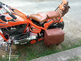 Harley-Davidson Custom Red horse / Street Stallion hardtail/ | Mobile.bg    8