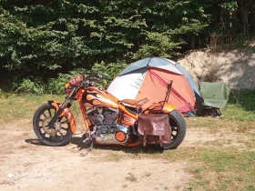Harley-Davidson Custom Red horse / Street Stallion hardtail/ | Mobile.bg    17