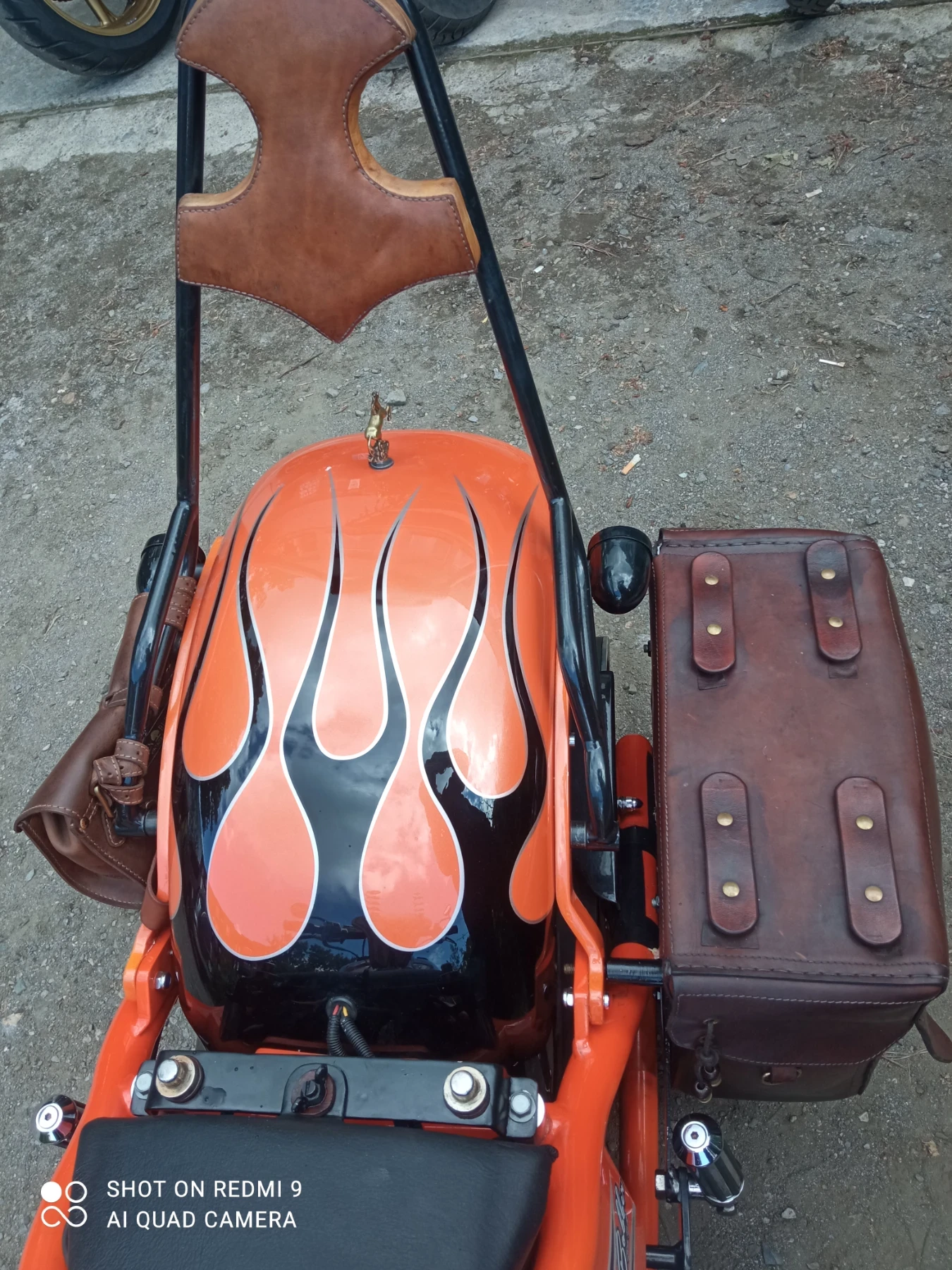 Harley-Davidson Custom Red horse / Street Stallion hardtail/ | Mobile.bg   11