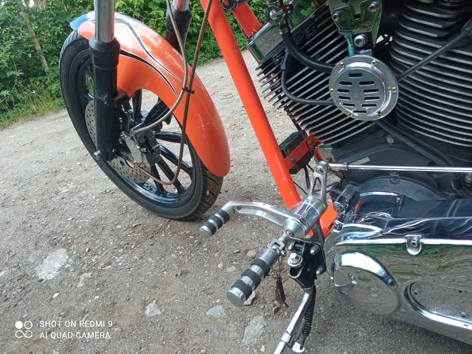 Harley-Davidson Custom Red horse / Street Stallion hardtail/ | Mobile.bg   13