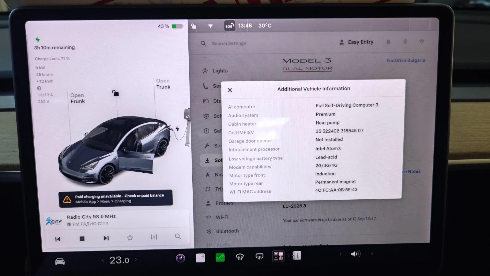 Tesla Model 3 Performance, снимка 15 - Автомобили и джипове - 54599086