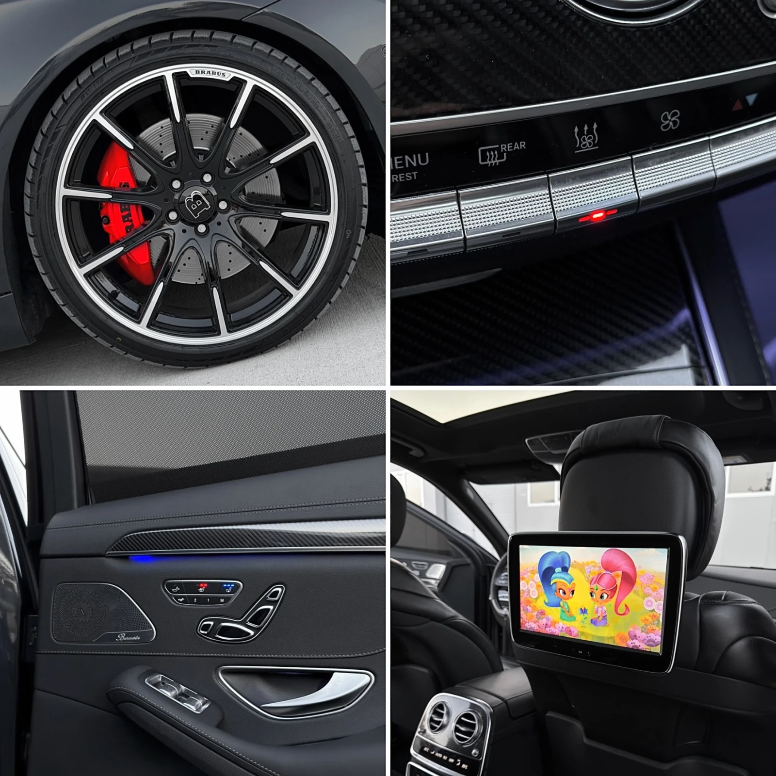 Mercedes-Benz S 500 BRABUS/ 3xTV/ PANO/ 4MATIC/ BUSINESS CLASS/, снимка 11 - Автомобили и джипове - 55136843