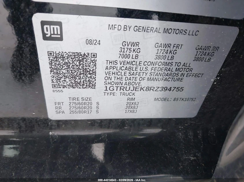 Gmc Sierra 2.7l 1500 4Wd Standard Box Elevation With 3Vl, снимка 9 - Автомобили и джипове - 54098483