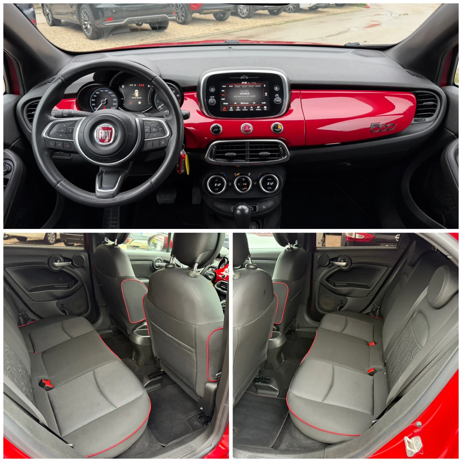 Fiat 500X 1.5Hybrid 160к.с Cross Dolce vita, снимка 13 - Автомобили и джипове - 56725922
