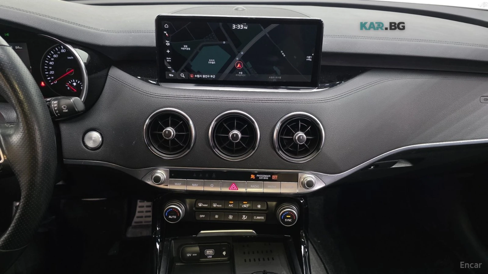 Kia Stinger Meister* 2.5* AWD* DISTRONIC* ОБДУХВАНЕ* ПОДГРЕВ* , снимка 13 - Автомобили и джипове - 55036234