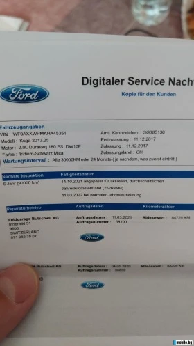 Ford Kuga 2.0 TDCi 180кс. 4x4 ST-Line, снимка 15