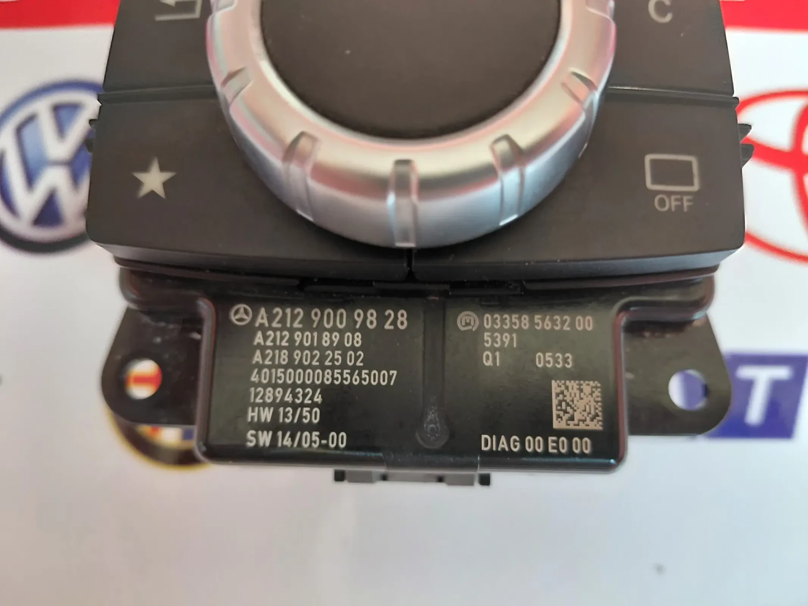 A2129009828  Превключвател мултимедия Mercedes-Benz CLS  W218 03358563200 A2189022502, снимка 2 - Части - 56017779
