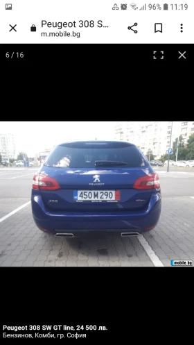 Обява за продажба на Peugeot 308 SW GT LINE ~22 800 лв. - изображение 5