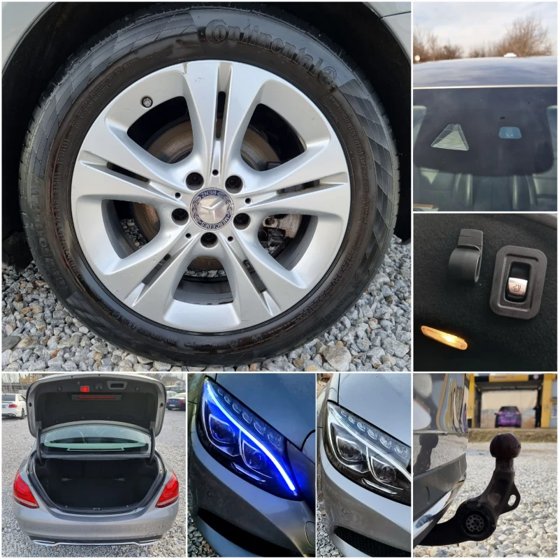 Mercedes-Benz C 220 Германия, Сервизна история, Full LED, Кожен салон, снимка 7 - Автомобили и джипове - 47872418