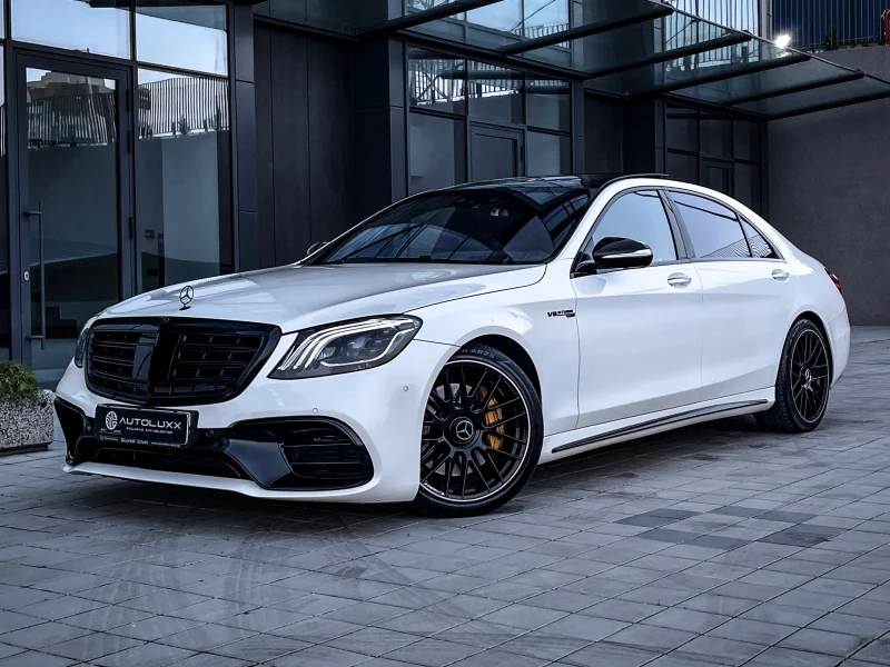Mercedes-Benz S 350 d/9G/S63 AMG OPTIC/CARBON/3xTV/360/NIGHT/HUD/BURM., снимка 3 - Автомобили и джипове - 49967273