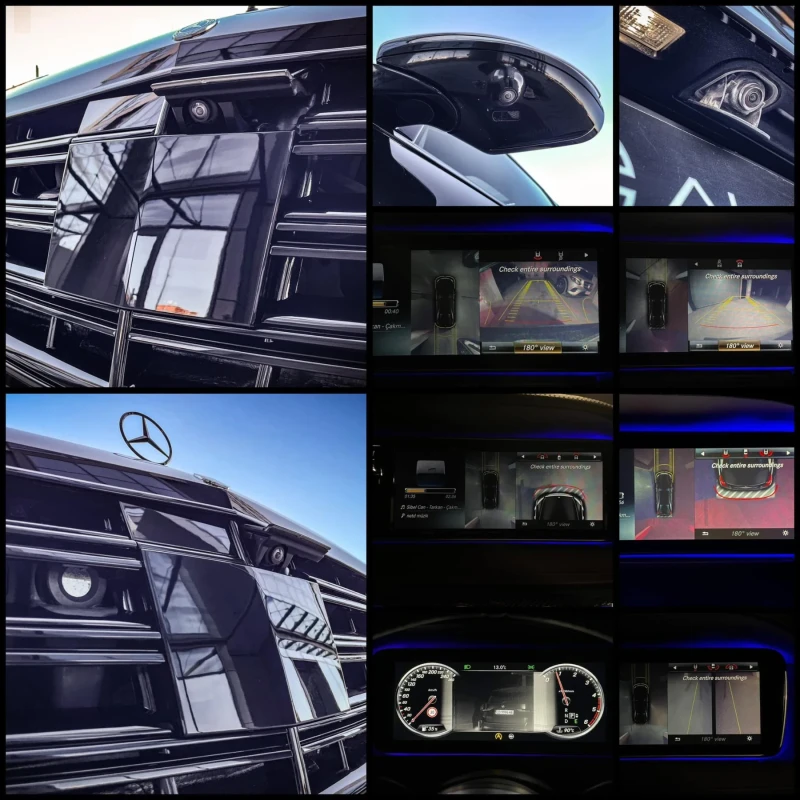Mercedes-Benz S 350 d/9G/S63 AMG OPTIC/CARBON/3xTV/360/NIGHT/HUD/BURM., снимка 15 - Автомобили и джипове - 49967273