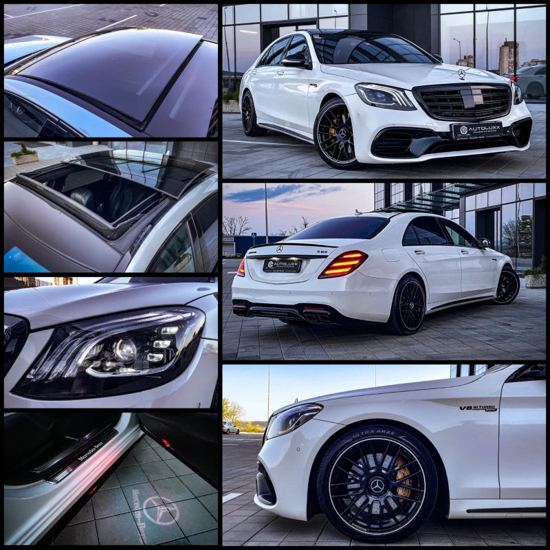 Mercedes-Benz S 350 d/9G/S63 AMG OPTIC/CARBON/3xTV/360/NIGHT/HUD/BURM., снимка 16 - Автомобили и джипове - 49967273