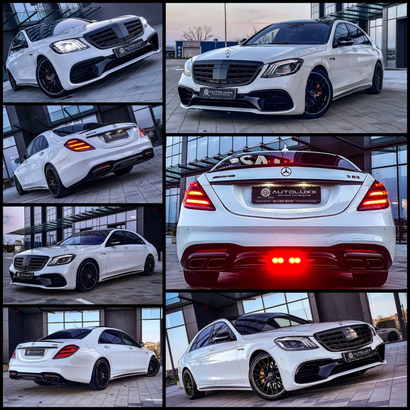 Mercedes-Benz S 350 d/9G/S63 AMG OPTIC/CARBON/3xTV/360/NIGHT/HUD/BURM., снимка 17 - Автомобили и джипове - 49967273