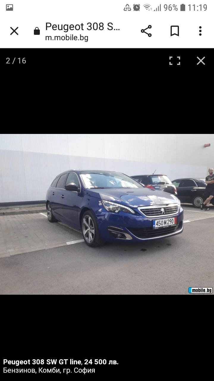 Peugeot 308 SW GT LINE, снимка 3 - Автомобили и джипове - 47425767