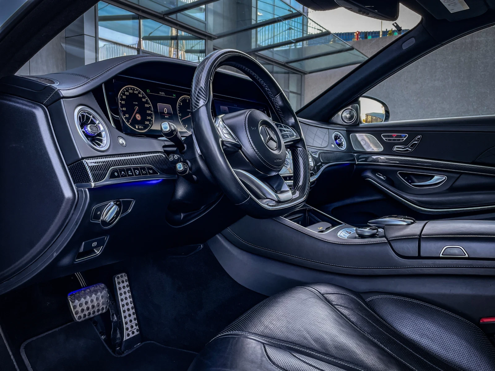 Mercedes-Benz S 350 d/9G/S63 AMG OPTIC/CARBON/3xTV/360/NIGHT/HUD/BURM. - изображение 6