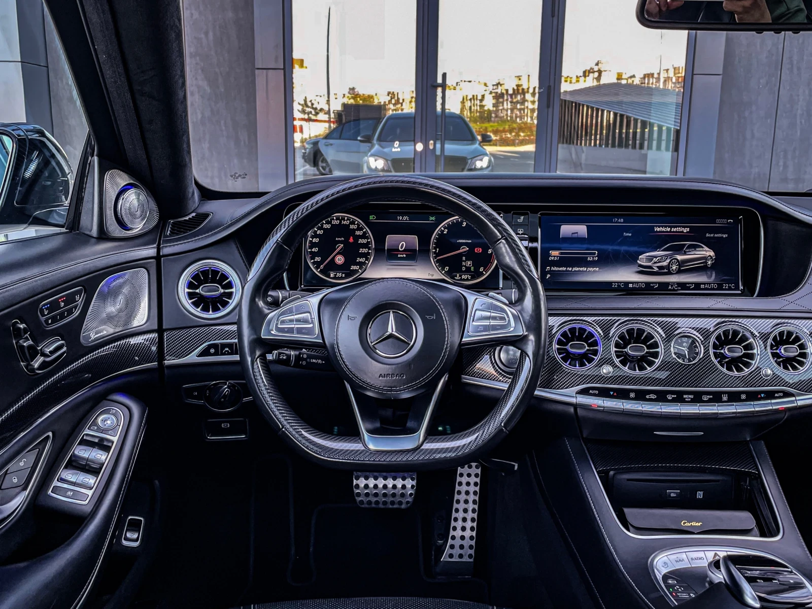 Mercedes-Benz S 350 d/9G/S63 AMG OPTIC/CARBON/3xTV/360/NIGHT/HUD/BURM. - изображение 8