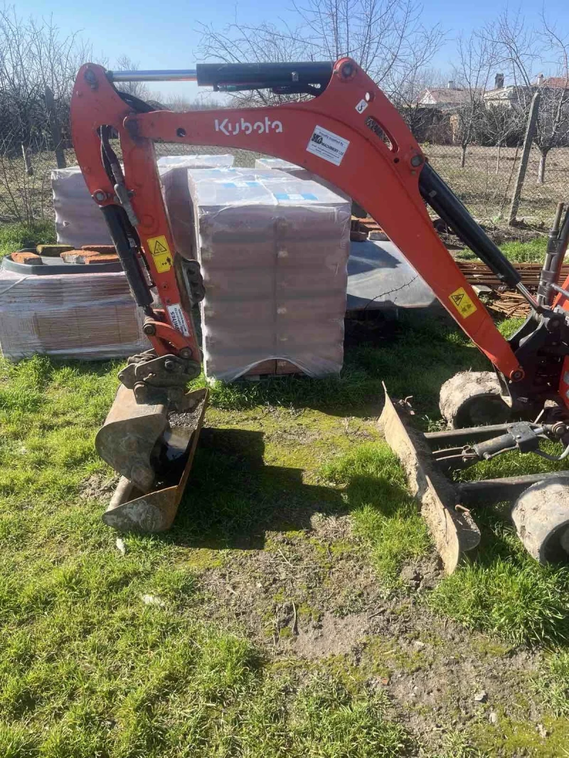 Багер Kubota U17, снимка 5 - Индустриална техника - 53596498