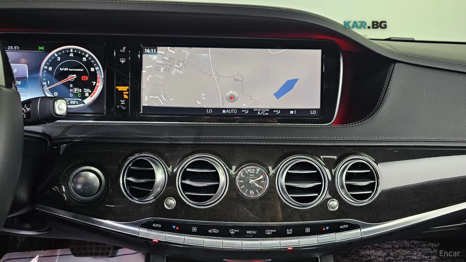 Mercedes-Benz S 63 AMG 4MATIC* HUD* 360* КОЖА* ОБДУХ* НАВИ* ПАНО, снимка 13 - Автомобили и джипове - 55818297