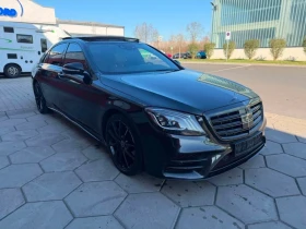 Mercedes-Benz S 400 D 4MATIC AMG LINE ПАНО BURM 3XTV ЛИЗИНГ 100%  , снимка 2