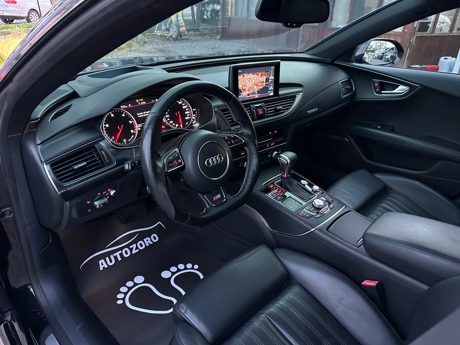 Audi A7 RS7* BiTURBO* ВАКУМ* HEAD UP* ДИСТРОНИК* 313hp - изображение 9