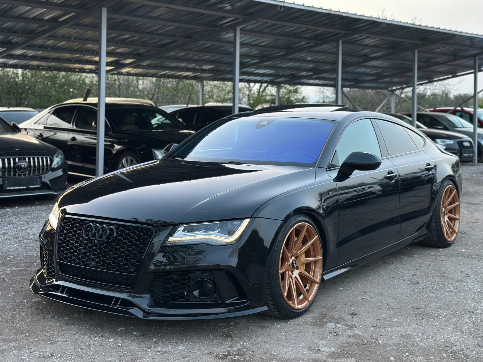 Audi A7 RS7* BiTURBO* ВАКУМ* HEAD UP* ДИСТРОНИК* 313hp - изображение 8