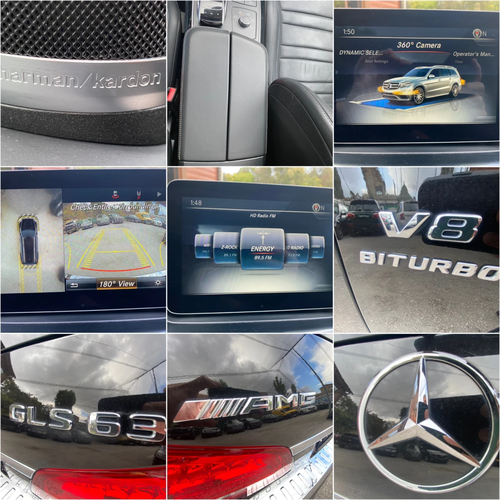 Mercedes-Benz GLS 63 AMG Harman / Kardon Keyless 360   | Mobile.bg   17