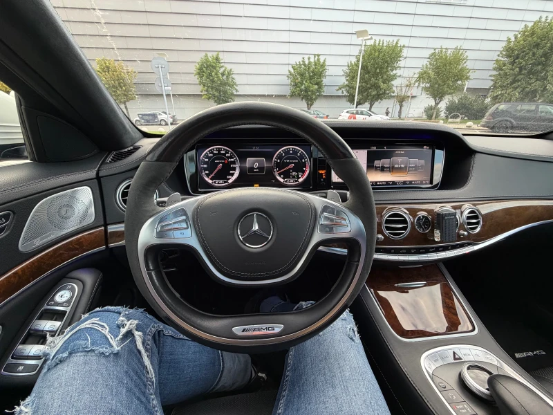 Mercedes-Benz S 63 AMG 585кс* FACELIFT* БАРТЕР* , снимка 13 - Автомобили и джипове - 52042931