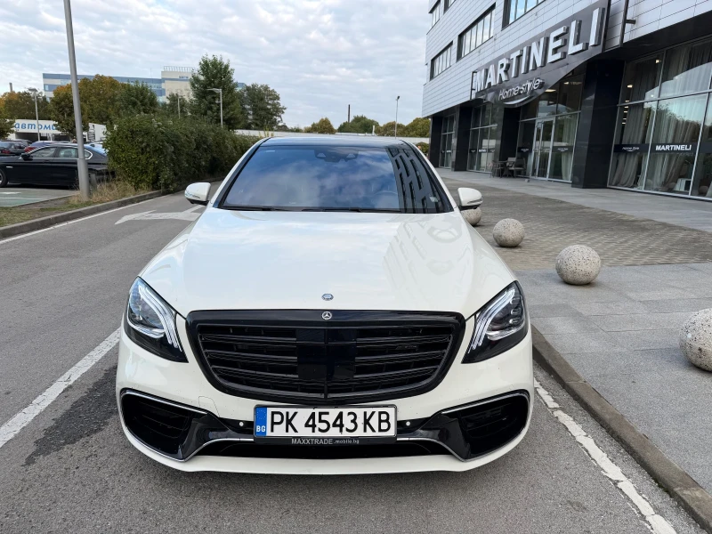 Mercedes-Benz S 63 AMG 585кс* FACELIFT* БАРТЕР* , снимка 3 - Автомобили и джипове - 52042931