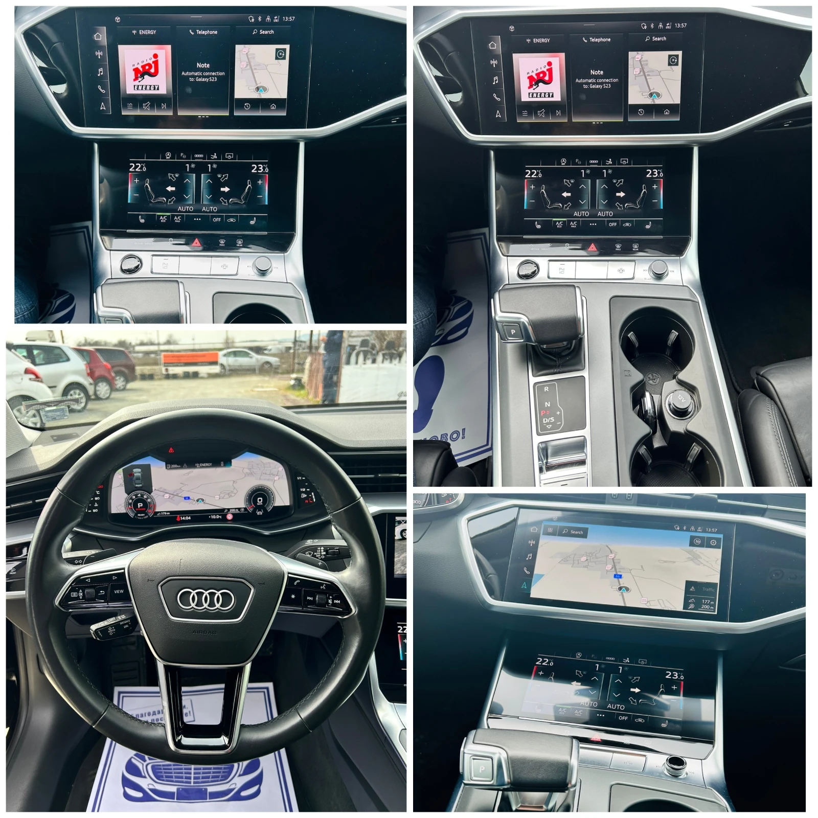 Audi A7 4.5TFSI* Quattro* 360* Matrix* Distronic, снимка 15 - Автомобили и джипове - 54028783