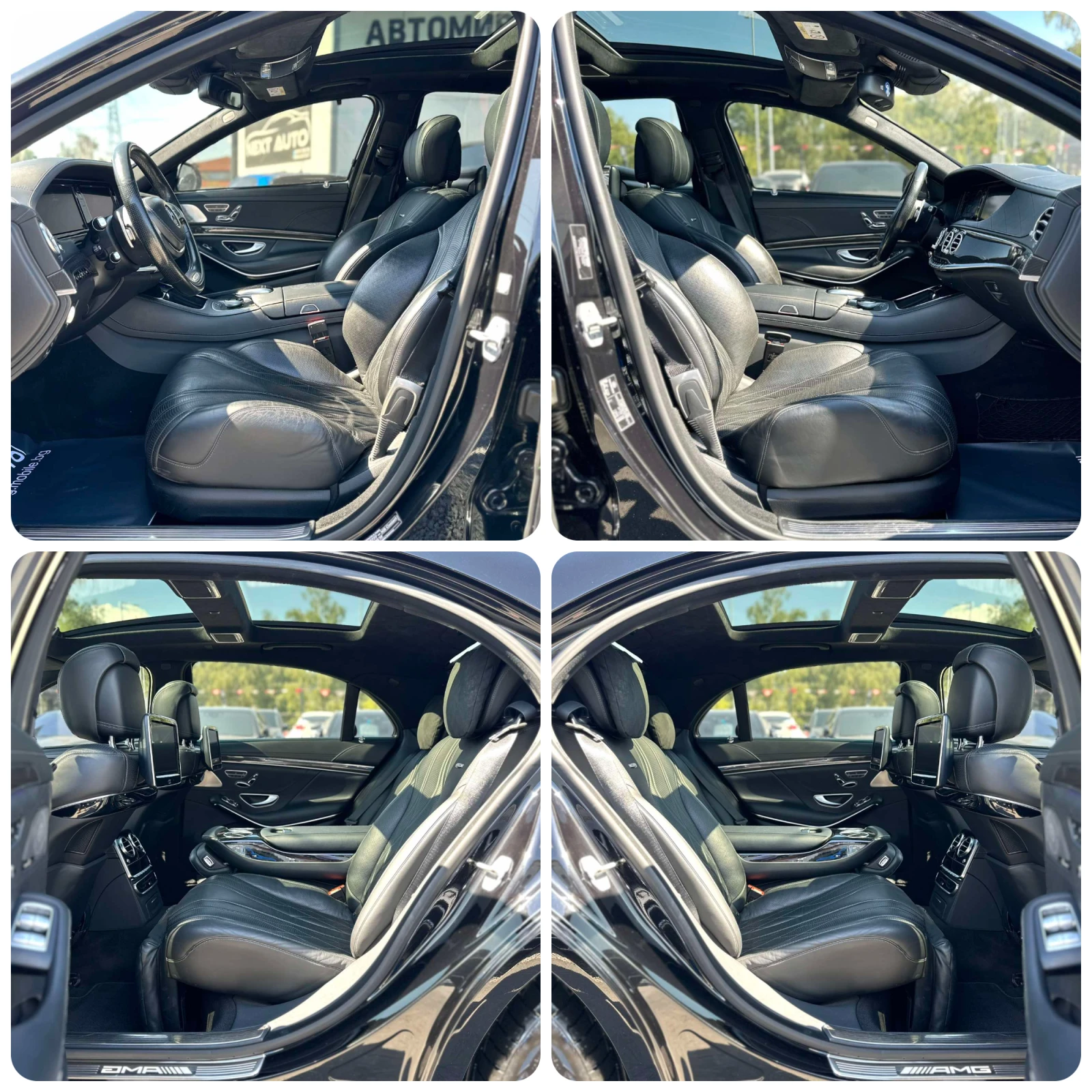 Mercedes-Benz S 63 AMG LONG 4MATIC NIGHT VISION MASSAGE TV BURMESTER 360&, снимка 10 - Автомобили и джипове - 56130274