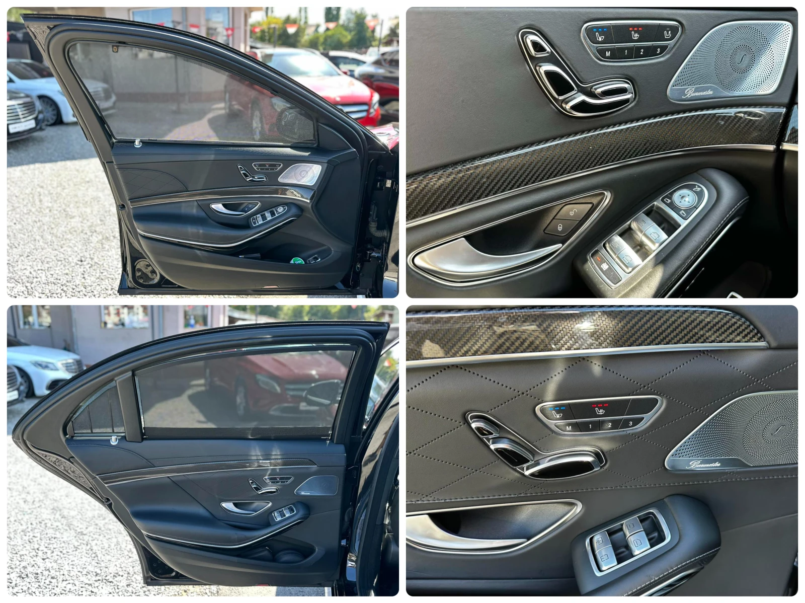 Mercedes-Benz S 63 AMG LONG 4MATIC NIGHT VISION MASSAGE TV BURMESTER 360&, снимка 15 - Автомобили и джипове - 56130274