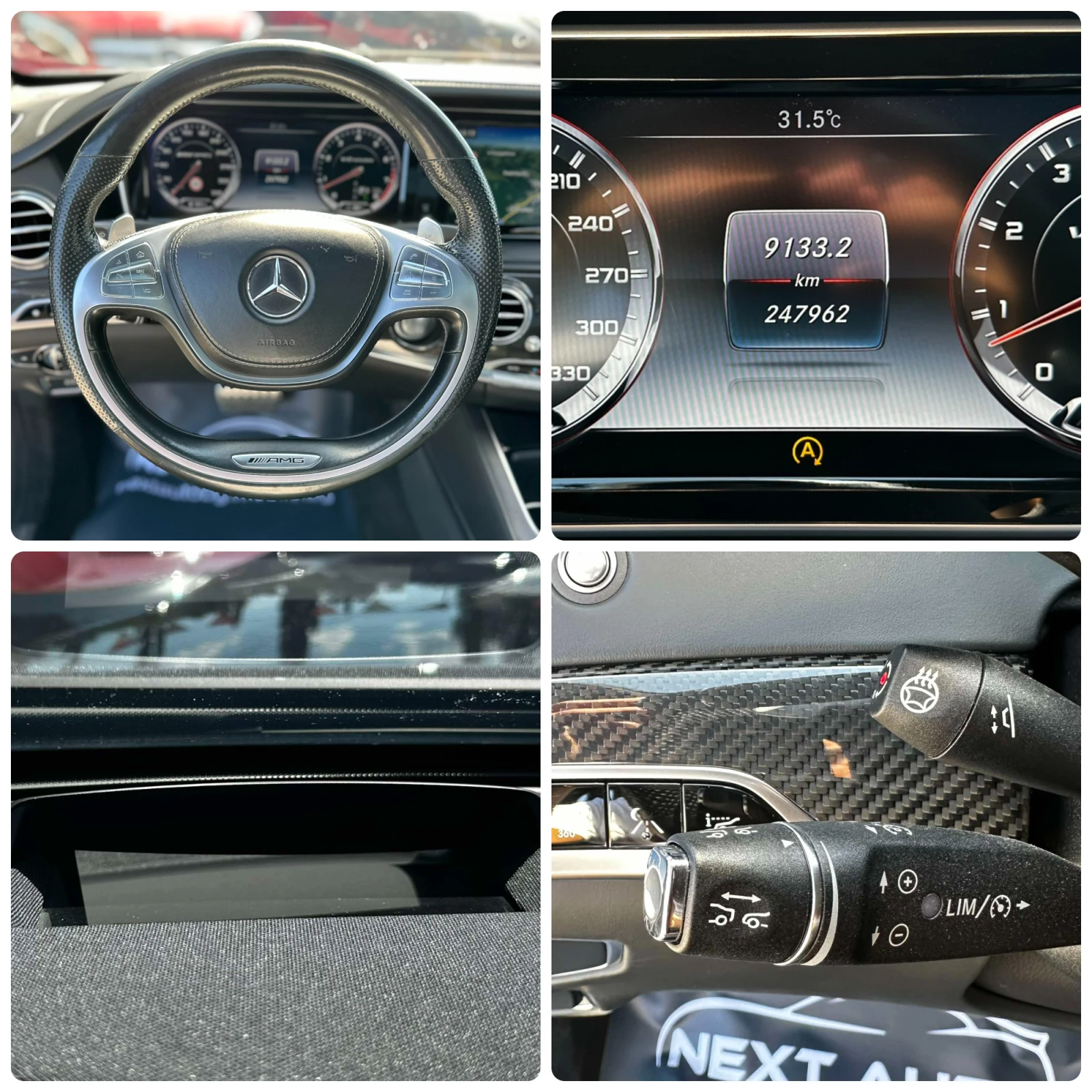 Mercedes-Benz S 63 AMG LONG 4MATIC NIGHT VISION MASSAGE TV BURMESTER 360&, снимка 13 - Автомобили и джипове - 56130274