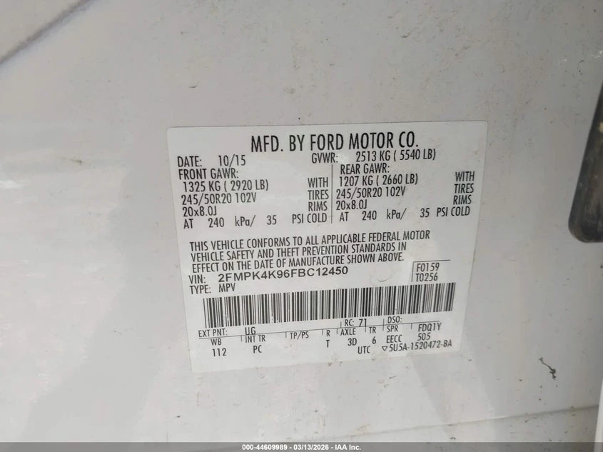Ford Edge 2.0L I-4 DI, DOHC, VVT, TURBO, 245HP All Wheel | Mobile.bg � ����������� 9