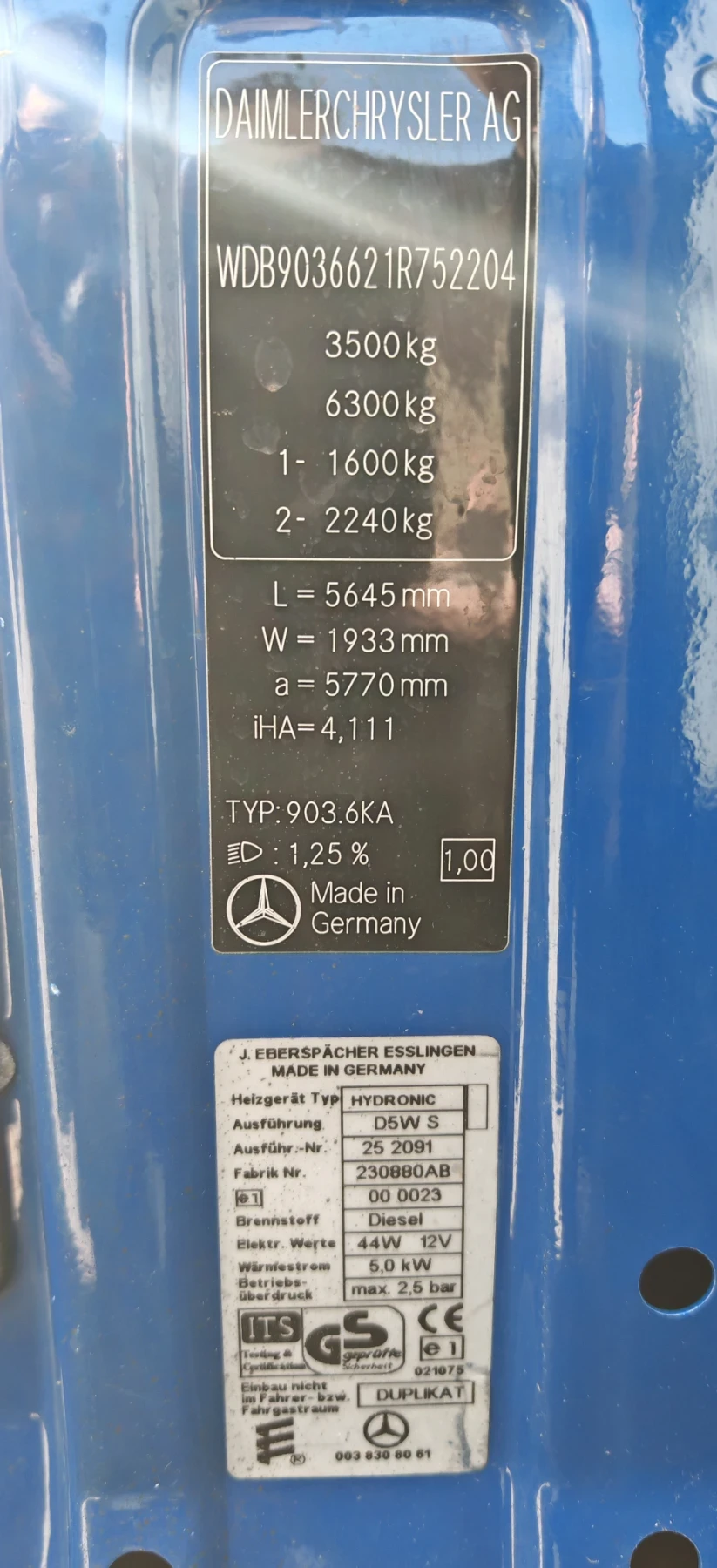 Mercedes-Benz Sprinter 316 316 CDi, снимка 13 - Бусове и автобуси - 53746081