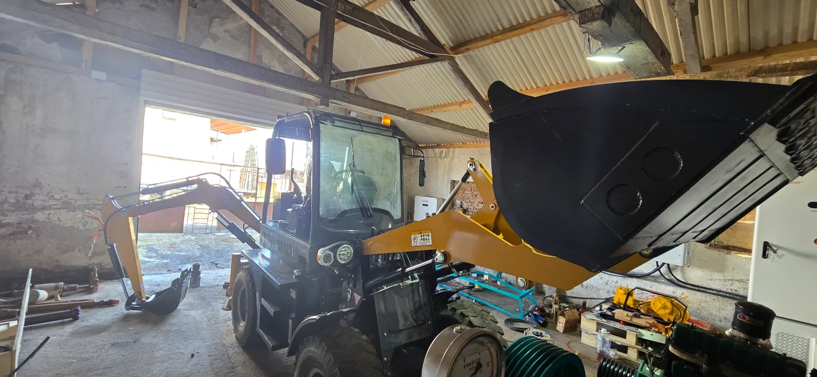 Багер Друга марка Комбиниран мини багер - изображение 7