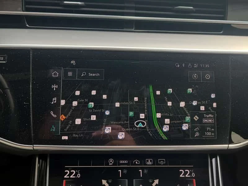 Audi A8 * CARFAX * S LINE * 2 КЛЮЧА * ОБДУХВАНЕ, снимка 9 - Автомобили и джипове - 54320830