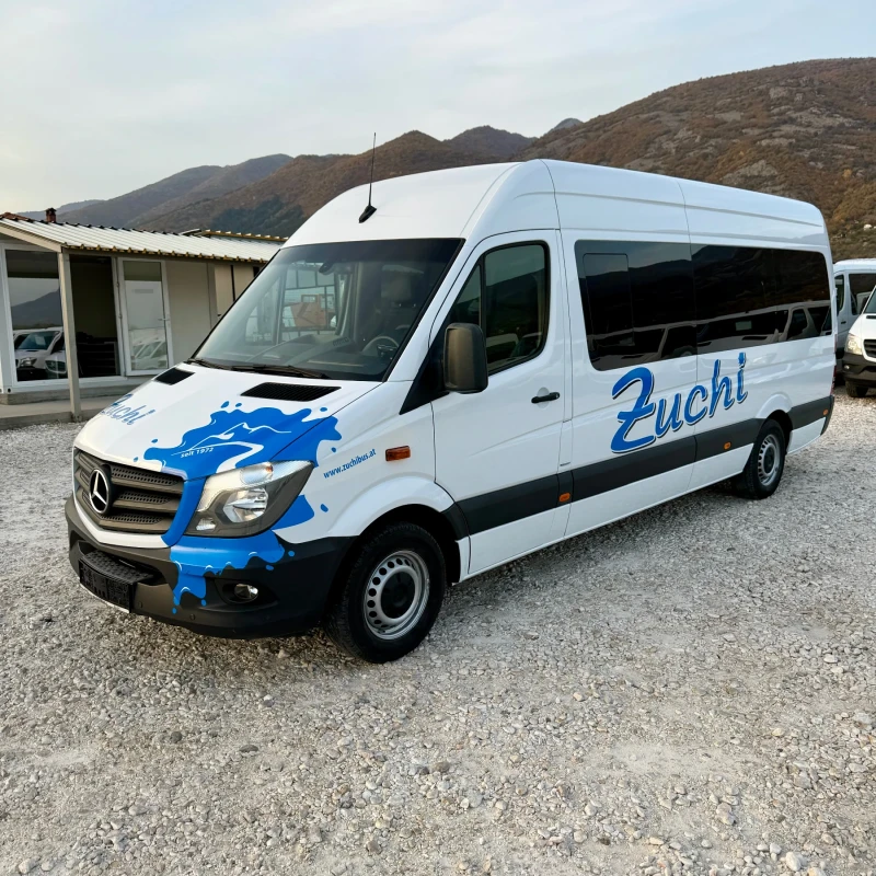 Mercedes-Benz Sprinter 316 9-Местен-Макси-Клима-2018г, снимка 1 - Бусове и автобуси - 47902649