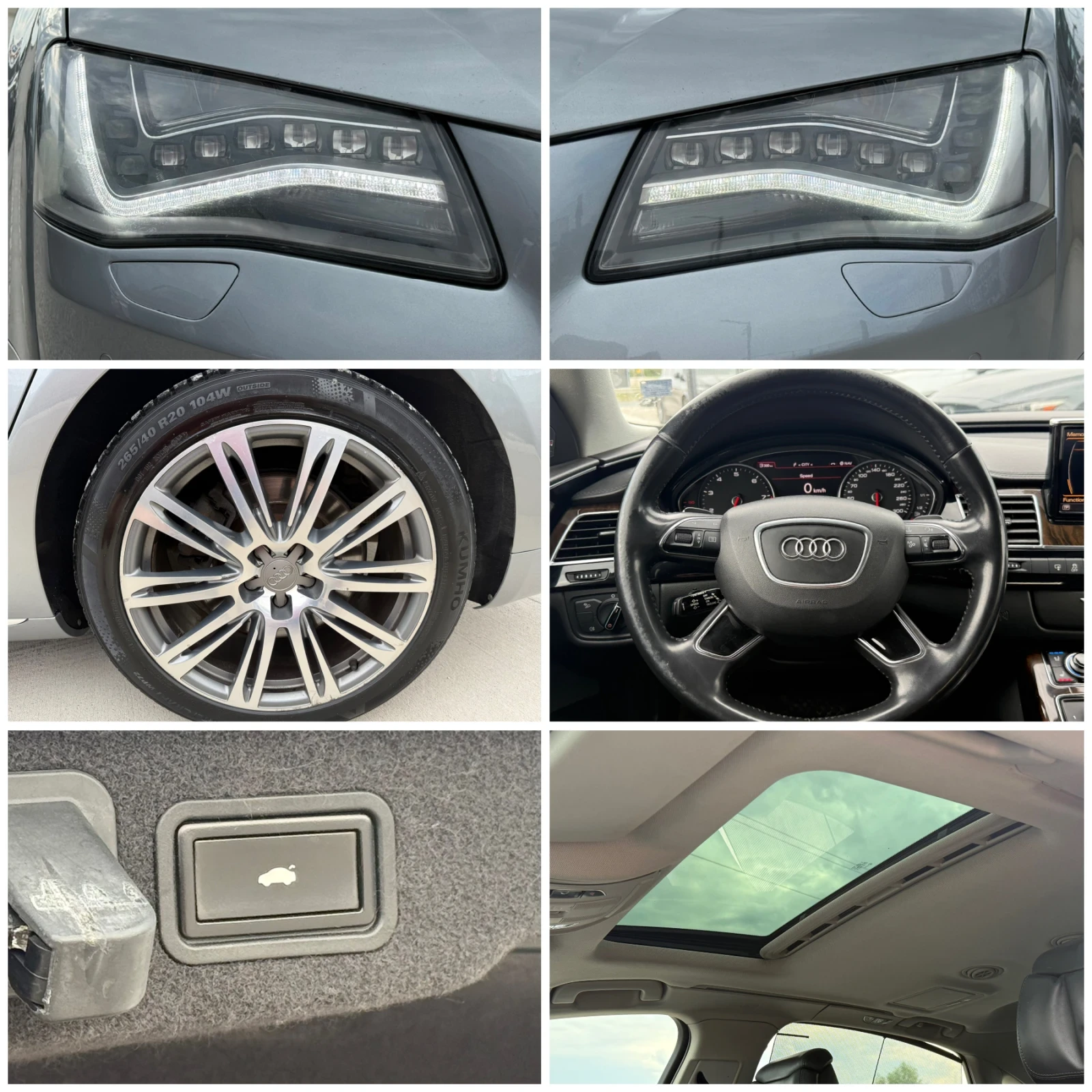 Audi A8 4.2* LONG* 2013г* FULL LED* FULL MAX* , снимка 16 - Автомобили и джипове - 55194023
