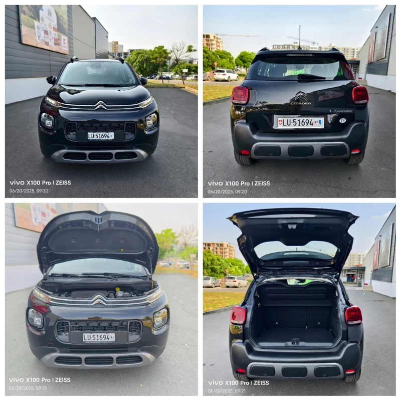 Citroen C3 Aircross 1.2i Pure Swiss Autom , снимка 11 - Автомобили и джипове - 50530346