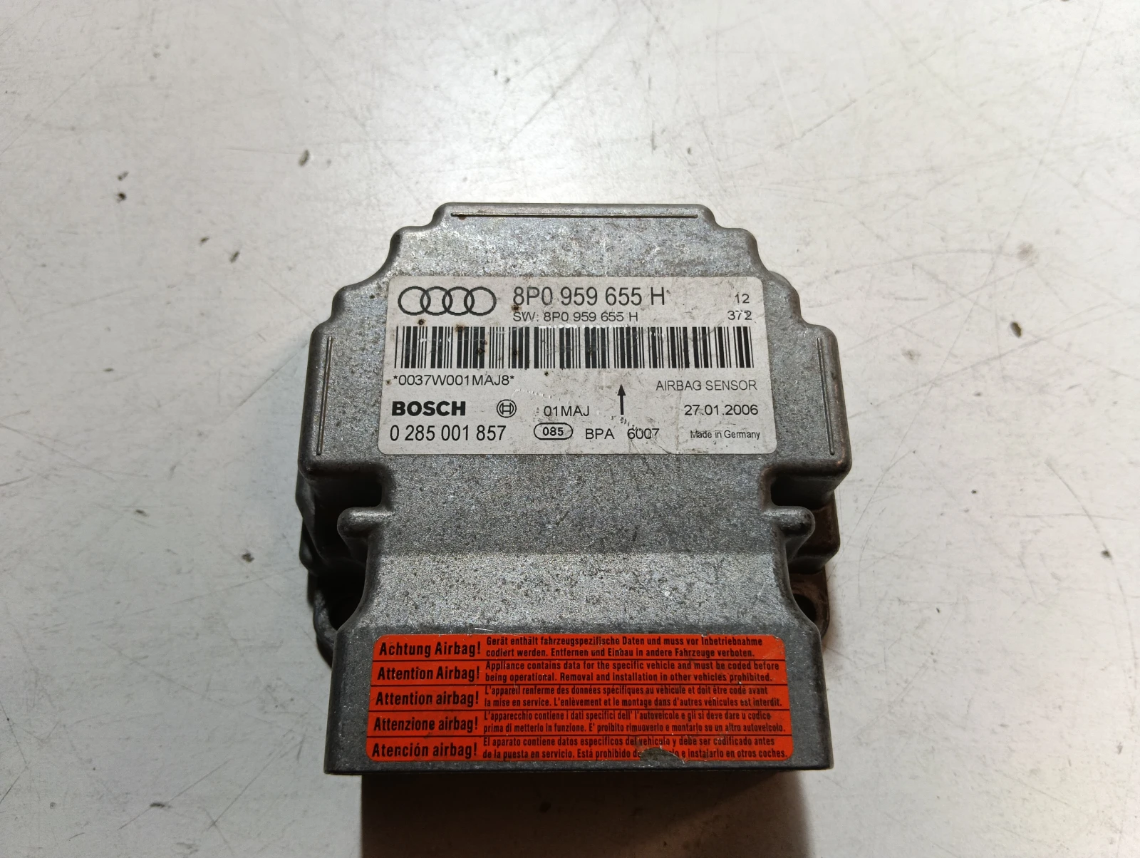 еърбег централа Audi A3