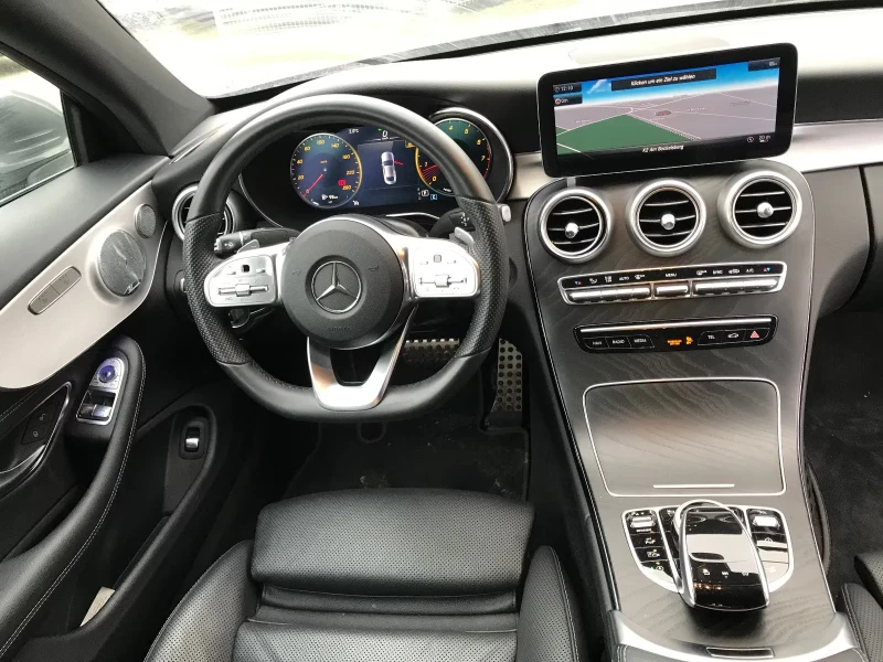 Mercedes-Benz C 300 AMG/COUPE/4M/258HP/BURM/NAVI/LED/CAM/DIGITAL/736f, снимка 9 - Автомобили и джипове - 51680239
