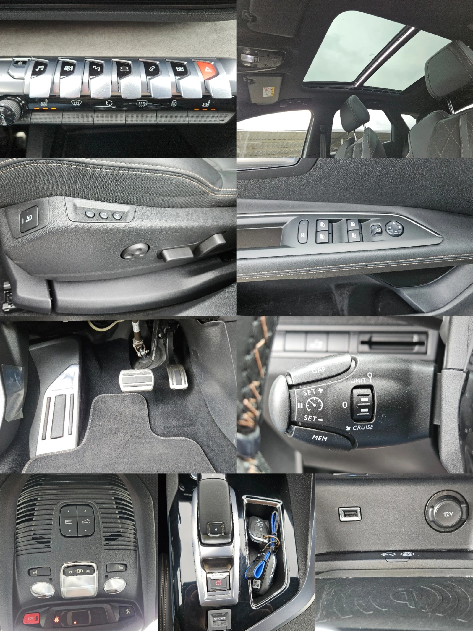 Peugeot 3008 GT/2.0HDI/360 ������/CARPLAY/KeyLess/�������/����� | Mobile.bg � ����������� 14