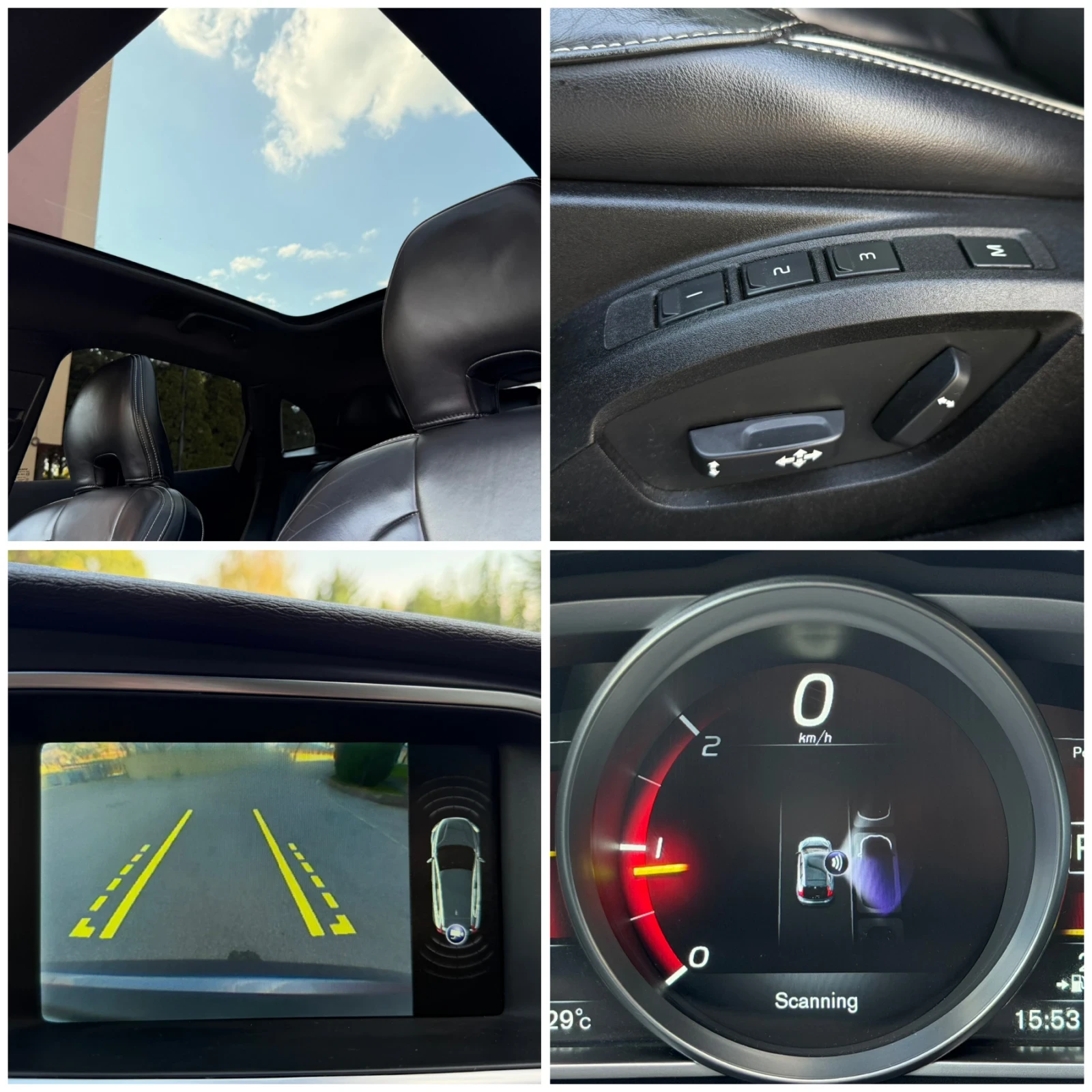 Volvo V40 D4/190hp/R-Design/Панорама/Самопаркиране, снимка 13 - Автомобили и джипове - 56168512