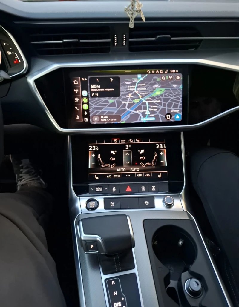 Audi A6 2.0 tfsi, mild hybrid, s-line Quatro, Black Optik , снимка 12 - Автомобили и джипове - 52861020