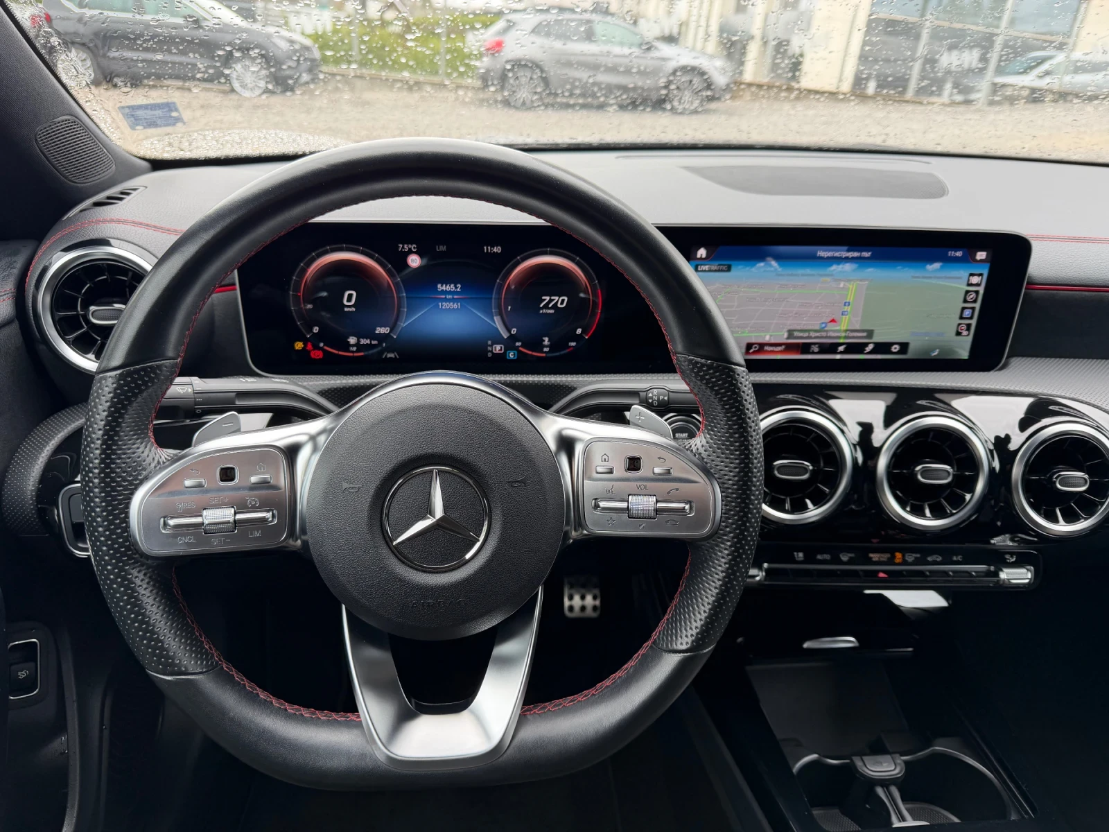 Mercedes-Benz CLA 180 AMG Автоматик Навигация Реални Км, снимка 15 - Автомобили и джипове - 54076950