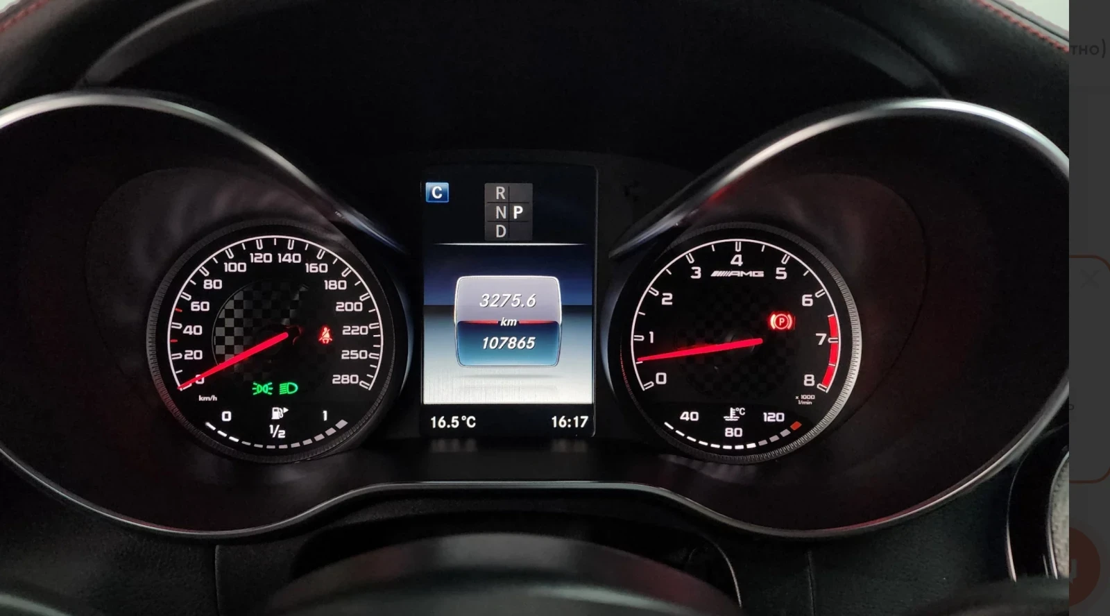 Mercedes-Benz C 43 AMG HUD * Burmester * AMG , снимка 10 - Автомобили и джипове - 54310757